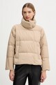 Weekend Max Mara kurtka puchowa KAISER bez kaptura beżowy 2525486022600