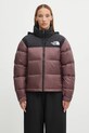 Páperová bunda The North Face 1996 Retro Nuptse zateplené hnedá NF0A3XEOCAI1