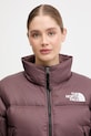 The North Face geacă de puf Nuptse maro NF0A5GGEBQ71