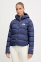 Μπουφάν με επένδυση από πούπουλα The North Face Hyalite άλλο μωβ NF0A8E75BOT1