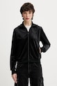 adidas Originals bluză din velur Velvet Tt imprimeu negru JY2592