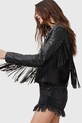 AllSaints kurtka skórzana ASTA W031LC czarny