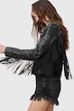 Кожаная куртка AllSaints ASTA W031LC чёрный