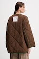 Odzież American Vintage kurtka VOW16A brązowy