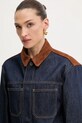 Liu Jo kurtka jeansowa granatowy UF5084.DS073