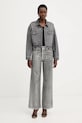 Liu Jo kurtka jeansowa UF5088.D5020 szary AW25