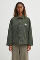 Carhartt WIP kurtka W' Barnett bez kaptura zielony I035148.2ZXXX