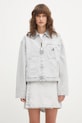 Βαμβακερό μπουφάν Carhartt WIP W' Emery χωρίς μόνωση γκρί I035570.00E5F