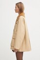 GANNI jacket Heavy Twill Midi W0757 green AW25
