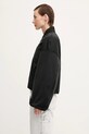 Куртка GANNI Light Twill Oversized Short Bomber F9180 чорний AW25