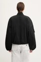 Одяг Куртка GANNI Light Twill Oversized Short Bomber F9180 чорний
