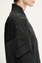 Куртка GANNI Light Twill Oversized Short Bomber F9180 чорний