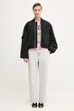 Куртка GANNI Light Twill Oversized Short Bomber F9180