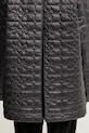 GANNI kurtka Shiny Quilt Midi W0343 szary
