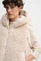 Save The Duck vestă AYLA bej D82501W.CURL21