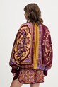 Odzież adidas kurtka bomber x Farm Rio JL8621 bordowy