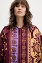 adidas kurtka bomber x Farm Rio bordowy JL8621