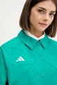 adidas kurtka House of Tiro turkusowy JL9204