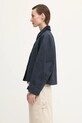 Памучно яке A.P.C. Veste Becca COHIL.F02990 тъмносин AW25