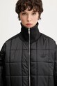 Μπουφάν adidas Originals Quilted Jkt μαύρο JX8825