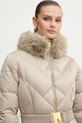 Ρούχα Μπουφάν με επένδυση από πούπουλα Marciano Guess ELLY 5BGL38.7374A μπεζ