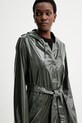 Rains kurtka 12040 A-Line Longer W Jacket zielony 12040.