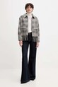 Pepe Jeans kurtka z dodatkiem wełny PL4024341 szary AW25