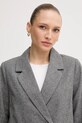Pepe Jeans marynarka z domieszką wełny szary PL4024351
