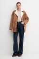 Pepe Jeans płaszcz PL4024362 brązowy AW25