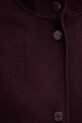 Twinset gyapjú dzseki burgundia 252TP2071