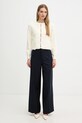 Twinset kardigan z dodatkiem wełny 252TT3453 beżowy AW25