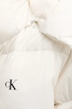 Péřová bunda Calvin Klein Jeans LV047D501G béžová