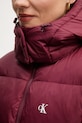 Calvin Klein Jeans kurtka puchowa LV047D501G bordowy