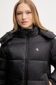 Péřová bunda Calvin Klein Jeans černá LV047D501G