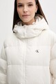 Calvin Klein Jeans kurtka puchowa beżowy LV047D502G
