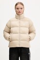 adidas Originals kurtka Short Puffer bez kaptura beżowy JX2947