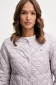 Bunda Tommy Hilfiger fialová WW0WW47290