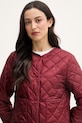 Tommy Hilfiger prechodná bunda dámska burgundské WW0WW47290