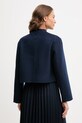 Oblečení Kabát s vlnou Tommy Hilfiger WW0WW47446 námořnická modř