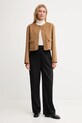 Tommy Hilfiger kurtka z wełną WW0WW47446 brązowy AW25