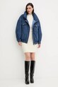 Luisa Spagnoli kurtka puchowa 542239 niebieski AW25