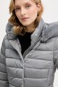 Μπουφάν με επένδυση από πούπουλα Geox BETTANIE γκρί W5626H.T3122