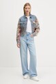 Desigual kurtka jeansowa BOHO 25WWED10 niebieski AW25