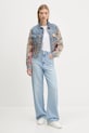 Džínová bunda Desigual BOHO 25WWED10 modrá AW25
