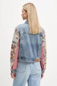 Odzież Desigual kurtka jeansowa BOHO 25WWED10 niebieski