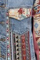 Desigual kurtka jeansowa BOHO 25WWED10 niebieski