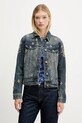 Desigual geacă jeans ESPEJOS necaptusit albastru 25WWED11