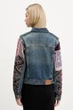 Odzież Desigual kurtka jeansowa ETNIC 25WWED14 granatowy