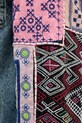 Desigual kurtka jeansowa ETNIC 25WWED14 granatowy