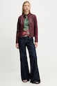 Bunda Desigual BASIC 25WWEW43 burgundské AW25